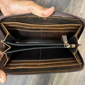 Nouveau à la mode à la mode de haute qualité Durable botte point en cuir véritable bracelet portefeuille pour femmes porte-carte fermeture éclair embrayages - Product Image 6