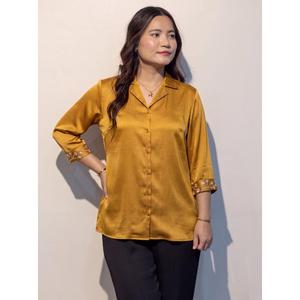 Camisa Moderna de Mezcla de Algodón para Mujer, Corte Regular, Estilo Diario, Compre Directamente del Proveedor - Product Image 1