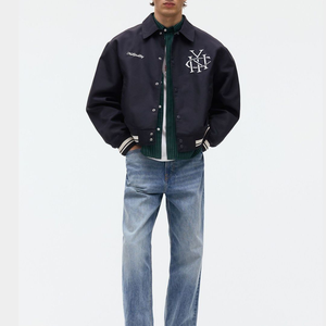 Custom Vintage School College Mens Varisty <b>Jackets</b> Leather sleeves Wool Letterman Crop Varsity <b>Jacket</b> ladies baseball chenille - Product Image 4