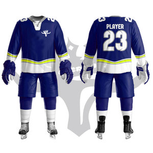 Ensembles d'uniformes de hockey sur glace personnalisés avec logo, ensembles d'uniformes de hockey sur glace très demandés, ensembles d'uniformes de hockey sur glace de qualité supérieure - Product Image 2