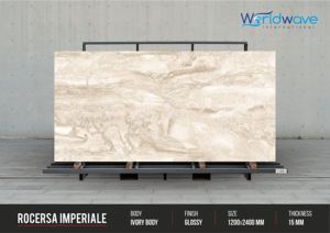 Onyx Style <b>Grey</b> Vein Bookmatch Onyx Marble Effect Porcelain Slab Tiles 1200x2400mm Bookmatch Design GVT PGVT Tiles Porcelain - Product Image 4