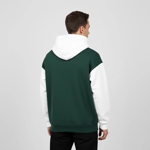 Sudadera con Capucha Personalizada para Hombre, 100% Algodón, Felpa, Talla Grande, Diseño Color Block, Estilo Casual de Invierno, Bordada - Product Image 2