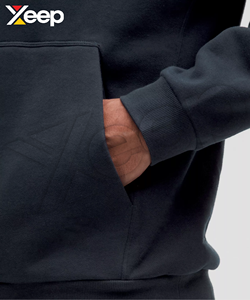 เสื้อฮู้ดดี้ผู้ชาย XEEP Custom Design รุ่นลำลองสำหรับฤดูหนาว ลายพิมพ์ XC-MH-06 ผ้าฝ้ายผสมโพลีเอสเตอร์ มีกระเป๋า ระบายอากาศได้ดี แห้งเร็ว ผ้าเจอร์ซีย์คุณภาพสูง - Product Image 4