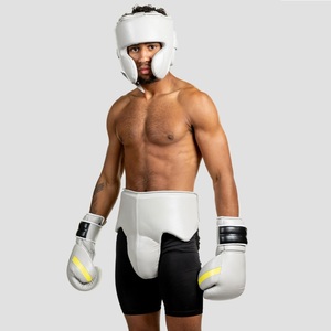 Ensemble de protection en cuir personnalisé multi-pièces pour la boxe, ensembles d'entraînement de kick-boxing, équipements professionnels de boxe/sparring - Product Image 1