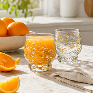 Verres à boire transparents en borosilicate faits à la main de 200 ml, sans plomb, pour whisky, eau, jus, réutilisables, en gros - Product Image 1