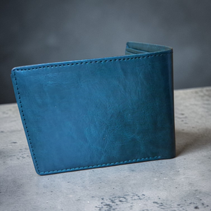 Elion Premium <b>Vegan</b> Leather Green Bi-Fold <b>Wallet</b> <b>Men</b> | Slim Stylish Minimalist Open Closure Letter Pattern 5 Inch Large Capacity - Product Image 5