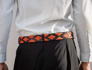 Cinturones de Polo de Cuero Vacuno Genuino con Hebilla de Aleación, Diseño Personalizado con Pedrería, Opción de Logotipo, Longitud Ajustable, Estilo Formal - Product Image 3