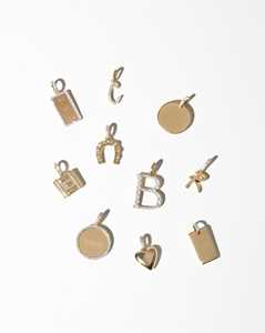 Pendentif rectangulaire gravable, breloques personnalisées avec initiales, bordure en diamant de laboratoire, pendentifs minimalistes de luxe en or massif 14k 18k - Product Image 3