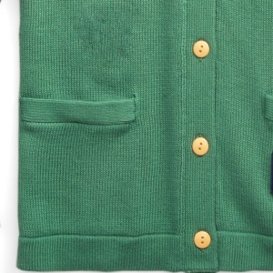 Your Logos Good Quality V-Neck for Sorority/Fraternity/Schools/Colleges/University Logo Knitted <b>Cardigans</b> <b>Sweater</b> - Product Image 4