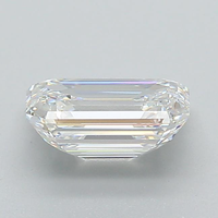 Diamante Cultivado en Laboratorio de 1 Quilate, Corte Esmeralda, Color E, Claridad VS1, Diamante Suelto Premium