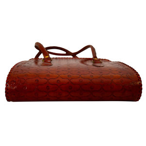 Bolso Tote Salva de Cuero Sintético Color Bronceado con Estampado de Leopardo, Correa Desmontable y Cierre de Cremallera, 21L 18, Bolso de Hombro para Mujer - Product Image 2