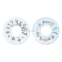WIGA NS-27 Sellos de Punzonado Numéricos de 2.5mm para Grabado en Cuero y Marcado en Metal