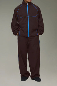 Mens <b>Retro</b> Track Jacket And Pants Set Premium Full Zip Sports <b>Tracksuit</b> For Men Vintage Inspired Streetwear Track Suit Custom - Product Image 1
