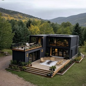 Maison mobile moderne de luxe, villa modulaire préfabriquée avec salle de bain, cuisine, 2 ou 3 chambres, maison conteneur extensible de 20 pieds ou 40 pieds - Product Image 3