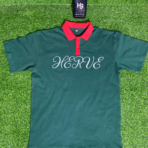 Polo homme respirant à manches courtes, coupe ajustée, avec logo brodé et imprimé, style urbain - Product Image 1