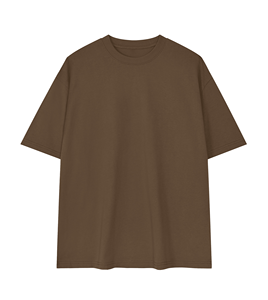 เสื้อยืดโอเวอร์ไซส์ทรงหลวมไหล่ตก ผลิตจากผ้าฝ้ายออร์แกนิคเป็นมิตรต่อสิ่งแวดล้อม เหมาะสำหรับทุกเพศทุกวัย สไตล์สตรีทแวร์ แฟชั่นลำลอง รับผลิตจำนวนมาก - Product Image 1