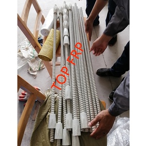 เหล็กเส้นไฟเบอร์กลาสแบบกำหนดเอง เหล็กเส้นไฟเบอร์กลาส FRP น้ำหนักเบา เหล็กเส้นไฟเบอร์กลาส FRP แบบพัลทรูชั่น - Product Image 2