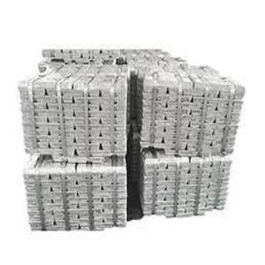 Matières premières : Lingots de zinc / Lingots d'alliage de zinc de qualité supérieure Zamak # 2/ # 3/ # Zinc de pureté 98,7%-99,995% à vendre - Product Image 3