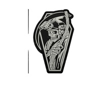 Lucu PVC bebek Patch FAFO mati mengangkat taktik Sniper kucing mistis Odin Viking Patch UAV CPR bersertifikat peringatan lencana lambang halus