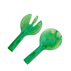 Ensemble de couverts décoratifs faits à la main, durables, design artisanal, finition argentée, cuillères et fourchettes en métal - Product Image 5