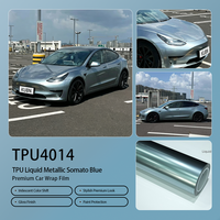Films de protection de peinture (PPF) auto-cicatrisants en TPU liquide métallisé Somato Blue pour voiture – Vinyle de recouvrement automobile