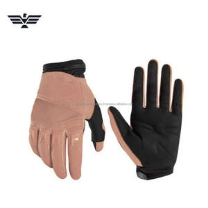 Lightweight Tactical Full Finger Riding <b>Gloves</b> Breathable <b>Mesh</b> Lace-Up Closure Windproof Anti-Slip Grip Shock Resistant Summer - Product Image 2