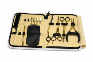 Kit de Extensiones de Cabello de Acero Inoxidable con Logotipo Personalizado al por Mayor, Pinzas de Alta Calidad en Grandes Cantidades - Product Image 3