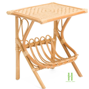 Mesa de Comedor Redonda de Mimbre Natural Hecha a Mano, Ecológica, para Hogar, Restaurante, Hotel, Proveedor de Muebles, OEM - Product Image 3