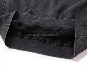 Sudaderas con capucha lavadas con ácido de gran tamaño para hombres, sudaderas con capucha teñidas con lazo lavadas para hombres - Product Image 5