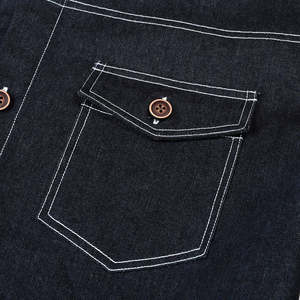 Camisa de Mezclilla Casual para Hombre, Estilo Urbano, 100% Algodón, Ligera, Transpirable, Protección UV, Protección Solar para Invierno - Product Image 5