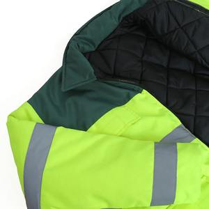 Premium Quality 65% Polyester 35% Cotton polyfill quilting Coldproof Reflective Customized Size & color Rescue <b>Workers</b> <b>Jacket</b> - Product Image 4