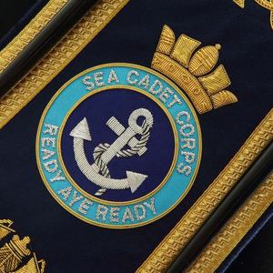 Banda Masónica Ceremonial Táctica Bordada a Mano, Material Mylar, Regalia Masónica y Uniformes de Oficiales Personalizados - Product Image 4