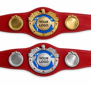 Customized Professional Breathable Comfortable Leather Boxing <b>Wrestling</b> MMA & Judo Championship Belt for Martial Arts Training - Product Image 2