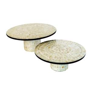 Présentoir à gâteaux en nacre incrustée, avec plateau en acrylique, fait main, pour desserts, vente en gros du Vietnam – Meilleures ventes - Product Image 6