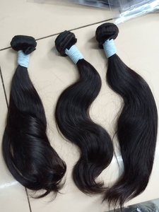 Extensiones de Cabello Humano Virgen Indio Remy 100% Natural Negro, Trama Simple 100g, Sin Enredos - Product Image 3