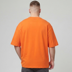 เสื้อยืดโอเวอร์ไซส์ 100% ผ้าฝ้าย เสื้อยืดลำลองสไตล์ฤดูร้อนสำหรับผู้ชาย เสื้อยืดแขนสั้นสำหรับวิ่งออกกำลังกาย ไซส์ใหญ่ คอกลม เสื้อยืดผู้ชาย - Product Image 2