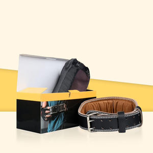 Ceinture de musculation en cuir véritable pour homme et femme, service OEM, soutien du dos, entraînement de musculation. - Product Image 2