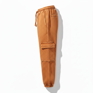 Pantalones Cargo Casuales para Hombre de Alta Calidad PRO ENTERPRISES - Poliéster/Algodón Premium Antiestático con Cintura Elástica y Corte Recto - Product Image 2