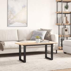 Mesa de Comedor de Madera Natural de Pino Sólido, Resistente, de 39.4x19.7 Pulgadas - Product Image 3