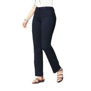 Pantalones Palazzo Casuales de Negocios para Mujer, con Bolsillos, Cintura Elástica, Antiarrugas, Temporada de Primavera, Nylon/Algodón, Pierna Ancha - XXS - Proveedor BD - Product Image 3