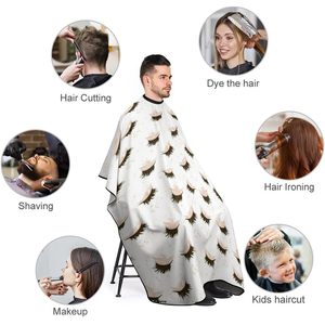 Cape de Barbier Professionnelle Personnalisée avec Photo, Tablier de Salon de Coiffure Écologique en Pongee Polyester Résistant à l'Eau - Product Image 6