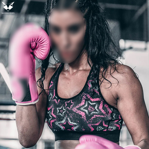 Soutien-gorge de sport imprimé par sublimation, grande taille, vêtements de fitness pour femmes de qualité supérieure, soutien-gorge de sport respirant uni pour le yoga - Product Image 5