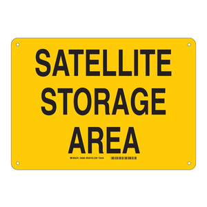 ป้ายจราจรแบบพับได้ Brady Satellite ป้ายเตือนความปลอดภัยแบบมองเห็นได้ชัดเจนสำหรับพื้นที่เก็บของอันตราย - Product Image 2