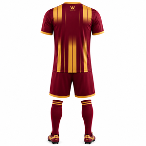 Camisetas de Fútbol para Hombre al por Mayor, Último Diseño, Manga Corta, Antibacterianas, Transpirables, 100% Poliéster, Tejido de Malla Digital - Product Image 4