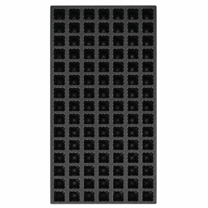 Bandejas de germinación cuadradas de 84 celdas de plástico HIPS con orificios de drenaje para semilleros - Product Image 2