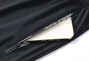 Pantalon de course décontracté en toile légère, respirant, à séchage rapide, avec fermeture éclair et cordon de serrage, idéal pour l'hiver - Product Image 6