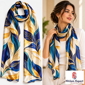 Premium <b>Long</b> <b>Scarf</b> Soft Fabric Custom Printing White Label Low MOQ OEM ODM Textile Manufacturer - Product Image 1