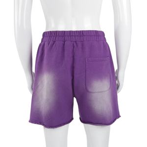 Pantalones Cortos Deportivos Relicstar Vintage Streetwear de Felpa Francesa para Hombre, Personalizados, 100% Algodón, Holgados, con Efecto Deslavado al Sol y Lavado Ácido - Product Image 3