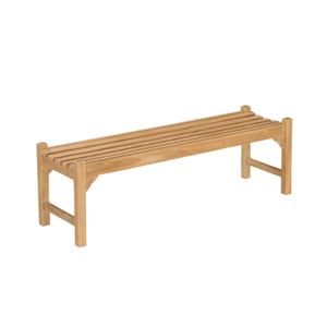 Banco de jardín con color de madera natural para 3 personas, bancos de patio de la mejor calidad, perfectos para muebles de exterior. - Product Image 4