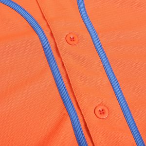 Maillot de baseball pour club sportif 100 % polyester, ourlet incurvé, noms de joueurs personnalisés, tissu inaltérable, numéro au dos - Product Image 6